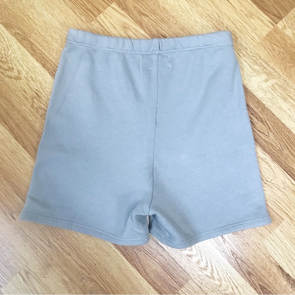 JOAH BROWN Gray Terry Fitted Sweat Shorts Drawstring Waist Size XS/S or S/M New - Picture 4 of 12